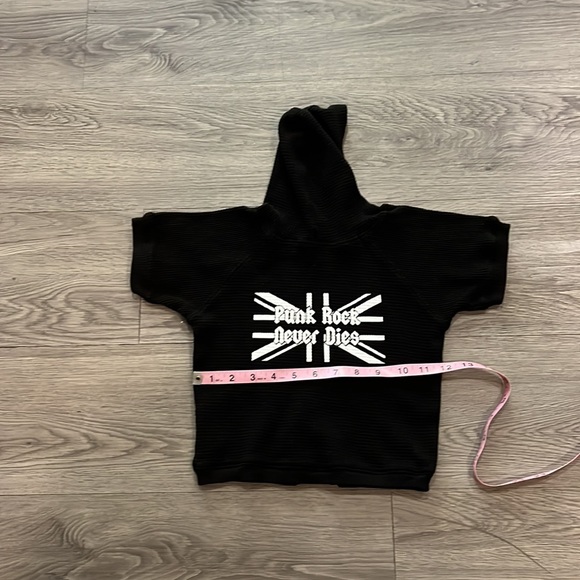 Punk Rock Never dies thermal hoodie size L🐶 - Picture 2 of 4